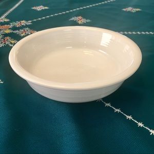 White Fiesta Ware Bowl